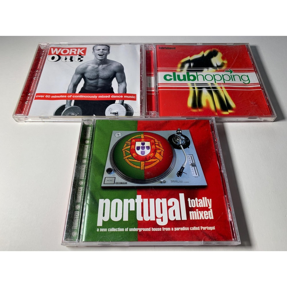 Vintage 90s Dance Club CDs – Underground House, Workout Mix (Lot of 3)